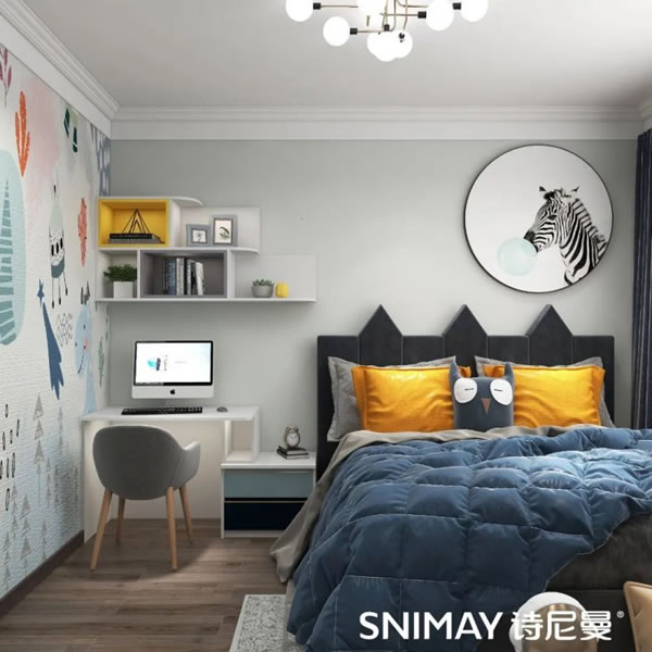 淺指智能鎖50款兒童房，讓孩子熱愛宅家生活！_53