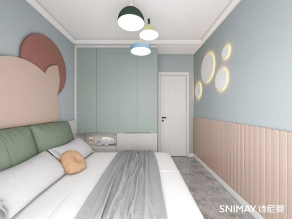 淺指智能鎖50款兒童房，讓孩子熱愛宅家生活！_56